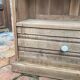 Antique furniture - solid oak shelf