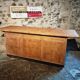 Vintage French Oak and Pine Counter – 1930s Shop Counter or Kitchen Island