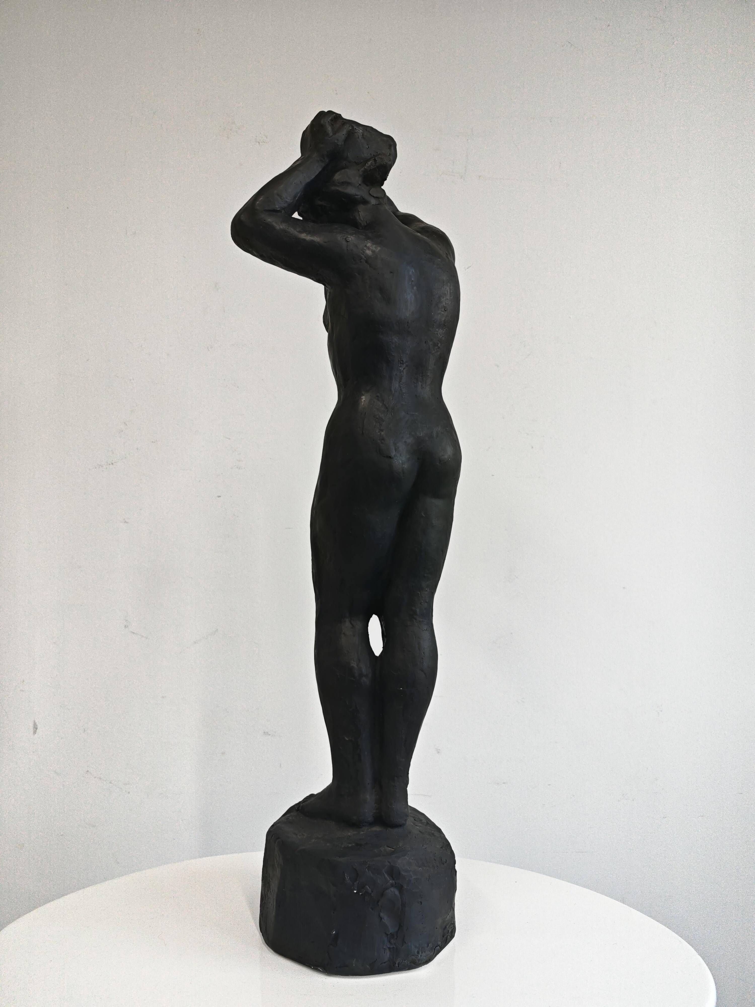 Sculpture of a Nude Woman in plaster by Radeta Stankovic