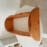 Vintage 90s pine wall shelf