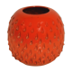 Red ball vase