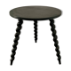 Guéridon, table d'appoint en bois noir