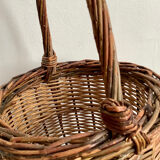 Panier en osier brut