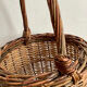 Raw wicker basket