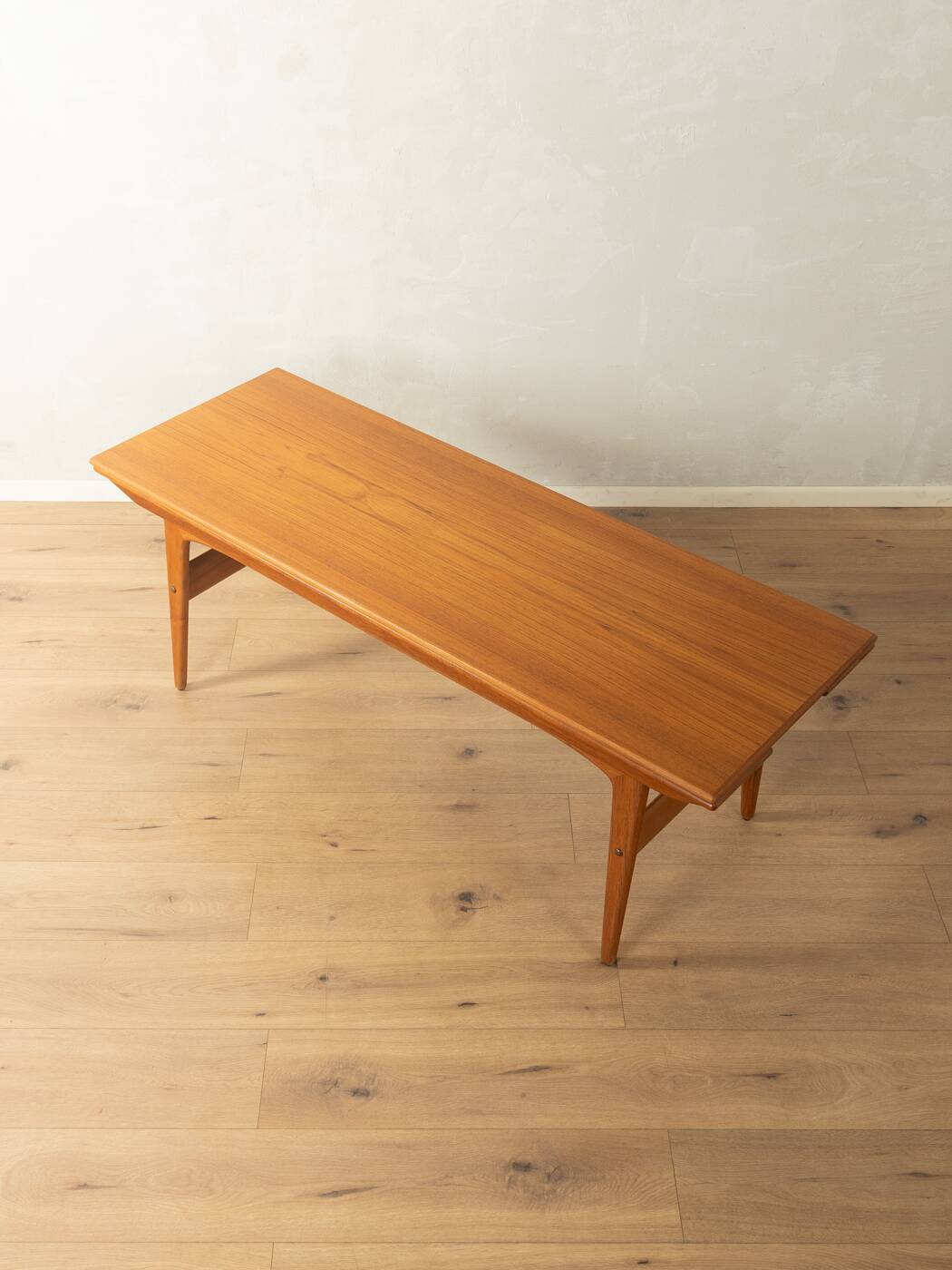 Convertible coffee table by Trioh in teak, Denmark
