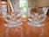 Pair of double glass candle holders