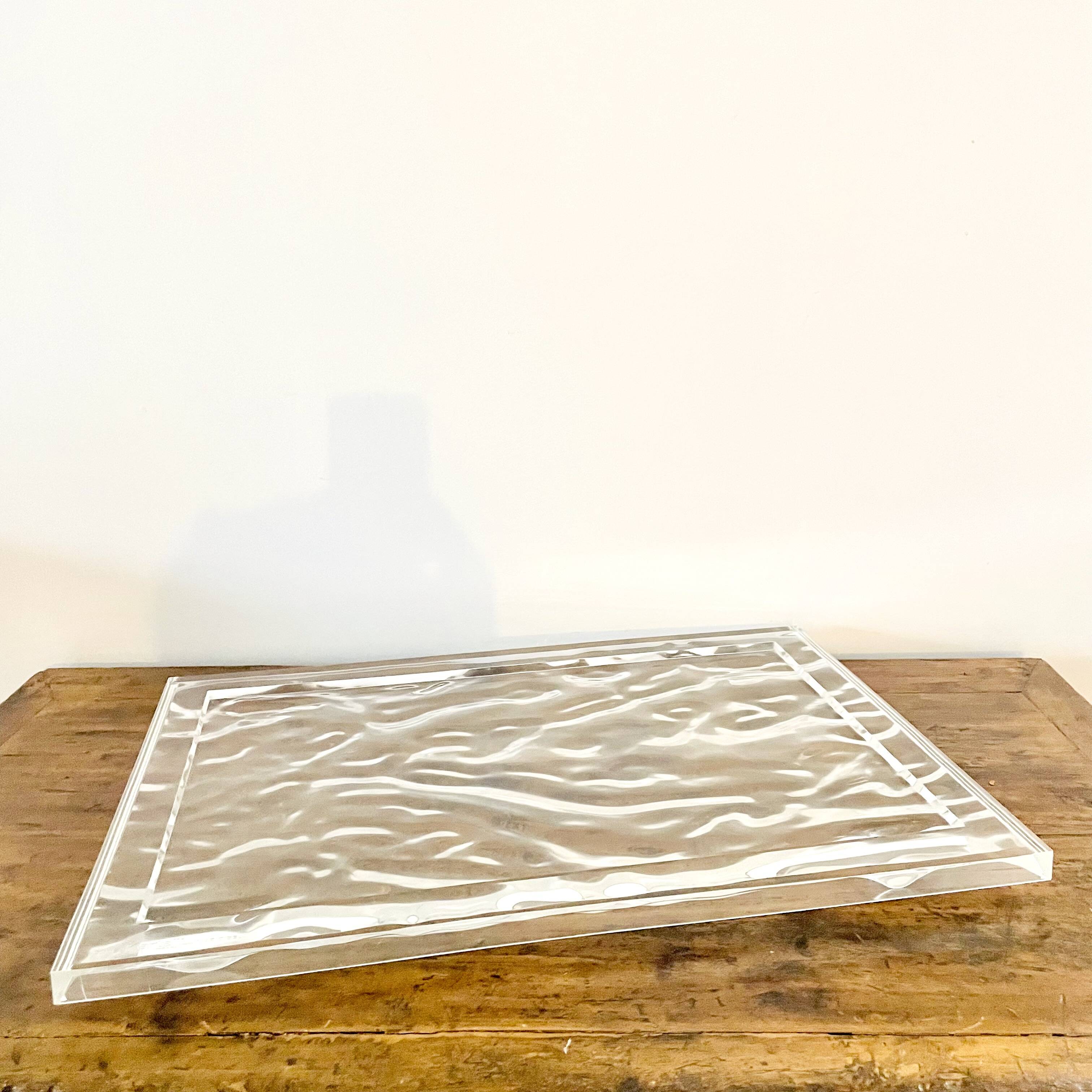 Serving tray dune big by kartell design mario bellini made in italy