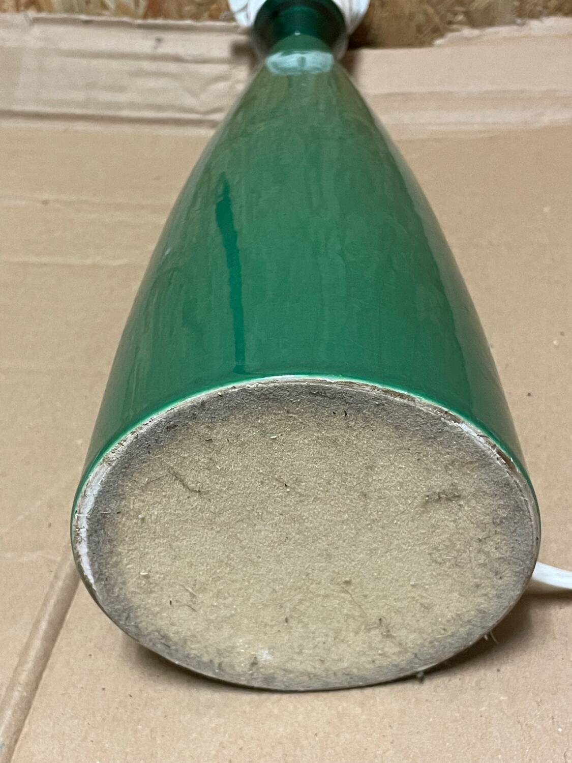 Vintage cracked ceramic Albret lamp bases