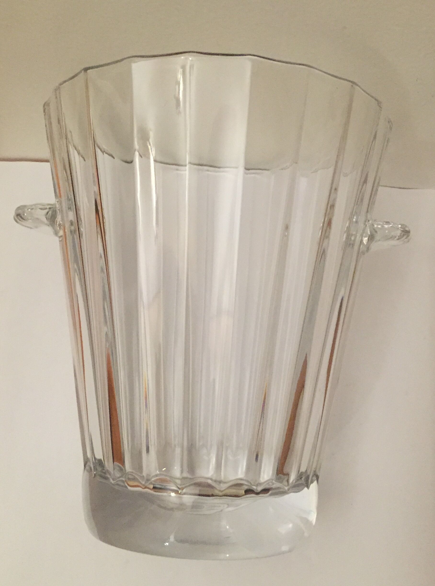 Crystal Viljeroy and boch champagne bucket