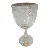 6 hand-cut crystal water glasses