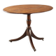 Table ancienne en acajou de forme ovale, Angleterre, XIXe siècle
