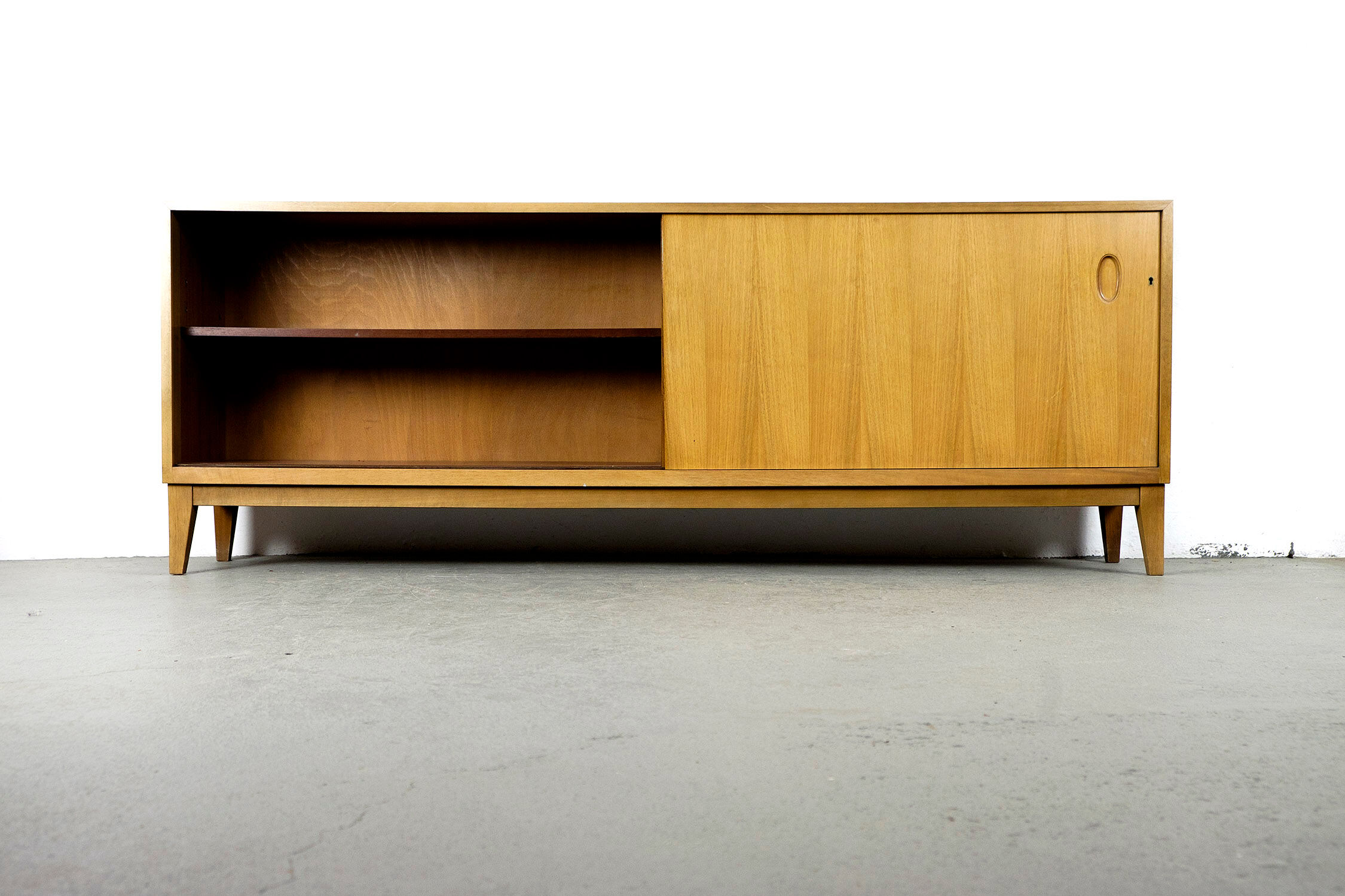 Enfilade en noyer vintage par Georg Satink pour WK Möbel, Allemagne, années 1960