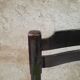 Six 50's chairs - varnished wood