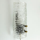Vintage Swedish wall lamp model 8493 by Carl Fagerlund for Orrefors, 1960s