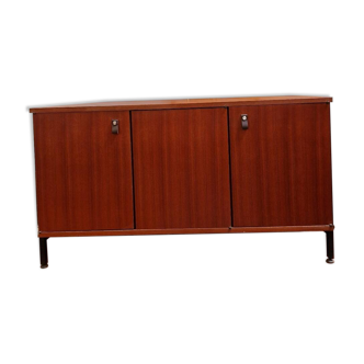 Teak sideboard with metal base. 1960