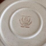 9 plates of St Amand decor daisies hand-painted