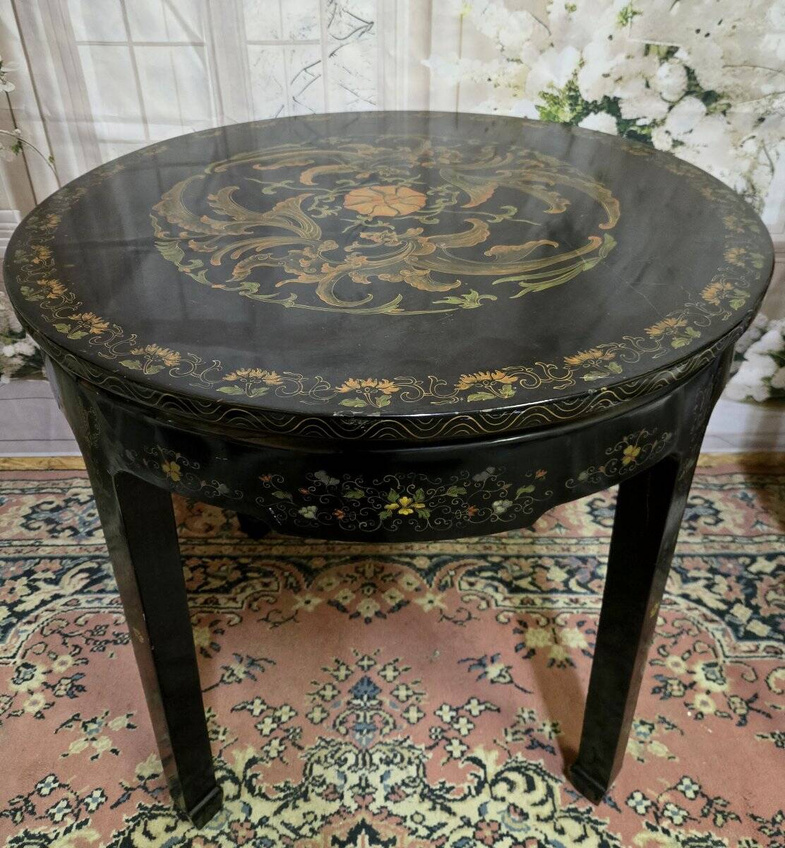 Asia 20th century: lacquer side table