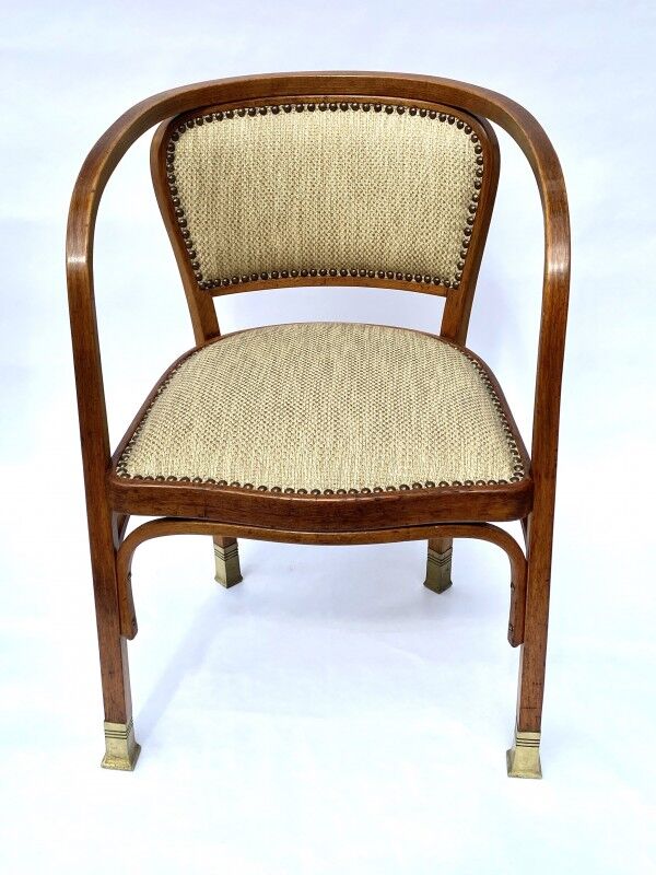 Secession armchair 715F by Gustav Siegel for J.J.Kohn