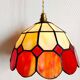 Pair of Art Deco Tiffany style pendant lights
