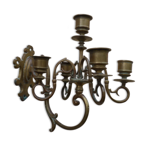 Ancienne applique murale en bronze