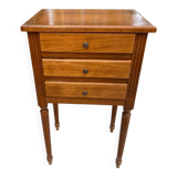 Louis XVI Imperial Bedside Table in Solid Wood