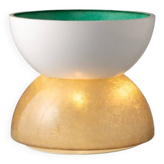 Planter / Pot fiberglass lamp, Luci Milano Italy, 1970s