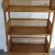 Vintage Italian rattan shelf (1960s?)