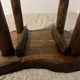 Brutalist wooden bedside table or occasional piece of furniture