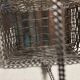 Antique woven metal basket