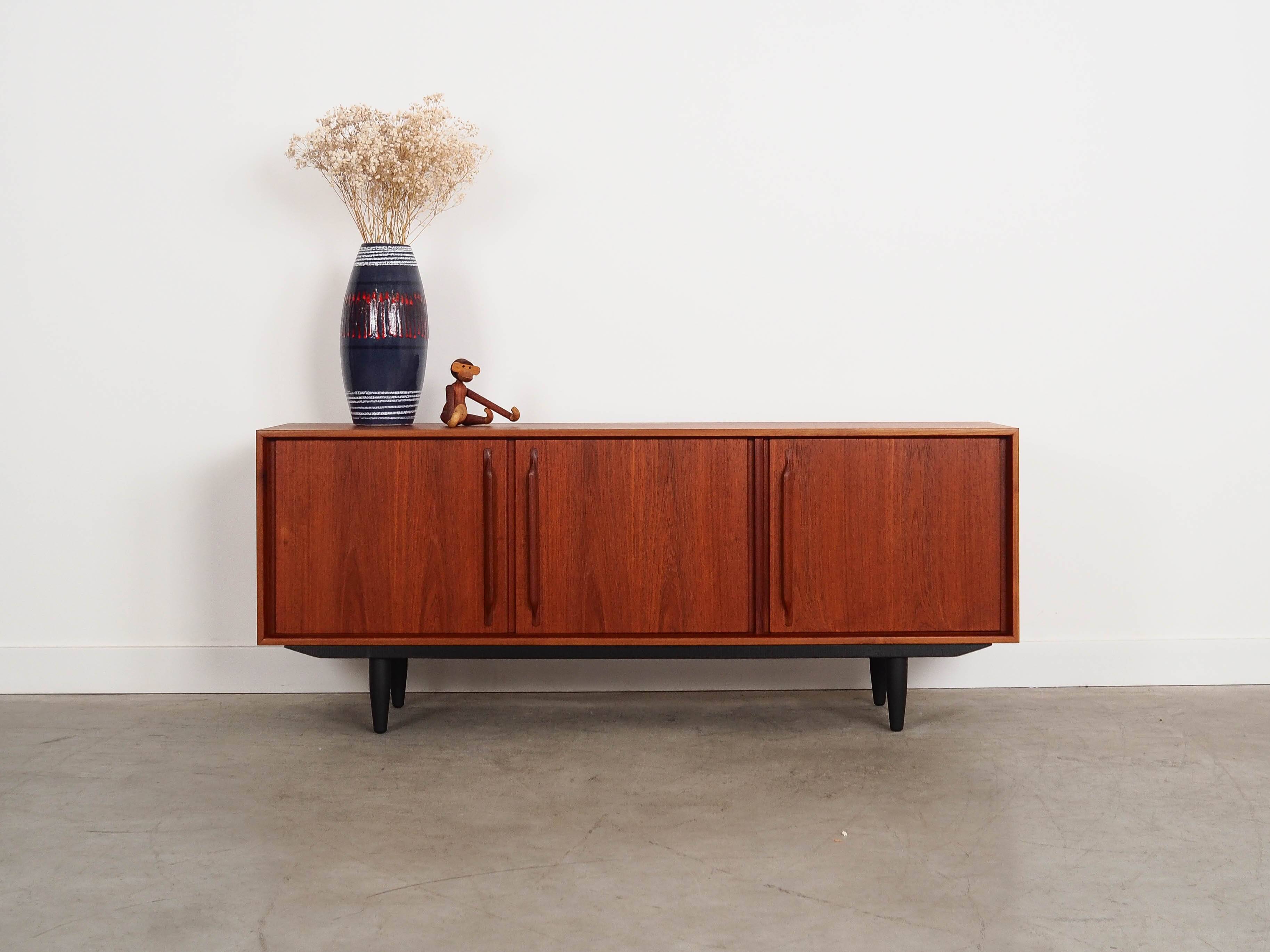 Teak sideboard, Danish design, 1960s, manufactured in Denmark