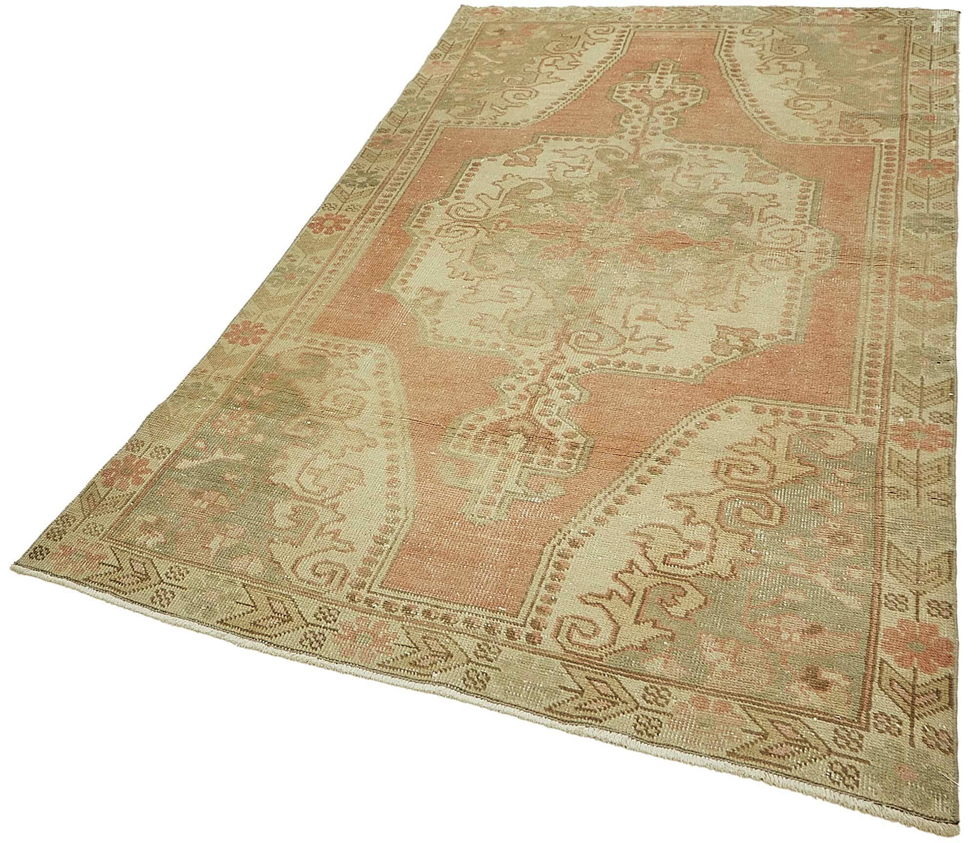 Turkish Vintage Anatolian Rug 130 cm x 228 cm