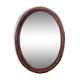 Oval rattan mirror to hang