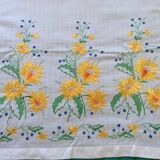 Nappe vintage brodée