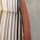 Set of 4 Art Deco design dining chairs with luxurious fabric upholstery