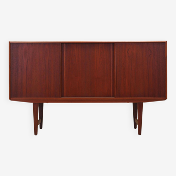 Teak highboard, Danish design, 1960s, designer: E.W. Bach