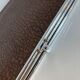 Vintage 1940s triptych barber mirror, bevelled chrome, snake imitation - 31 x