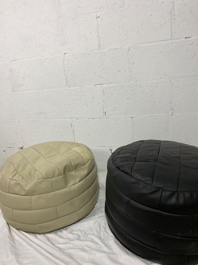 Vintage patchwork ottoman