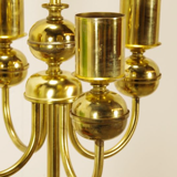 Vintage brass floor lamp | Kamenicky Senov