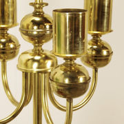Vintage brass floor lamp | Kamenicky Senov