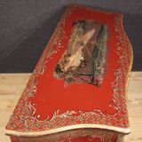 French lacquered, painted and gilded chinoiserie commode