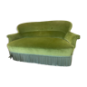 Green velvet toad sofa