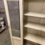 Black patinated vintage library