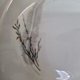 7 assiettes à soupe, porcelaine de Sologne
