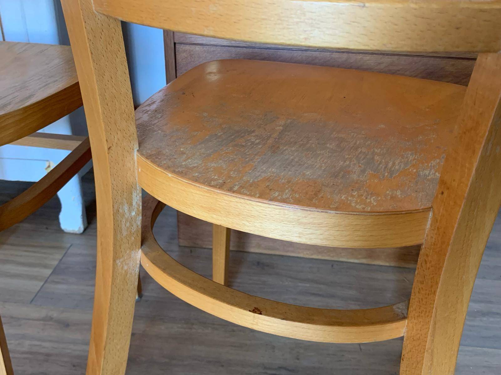 Set of 5 bistro chairs