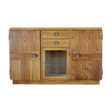 1930s walnut credenza in art deco style
