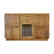 1930s walnut credenza in art deco style