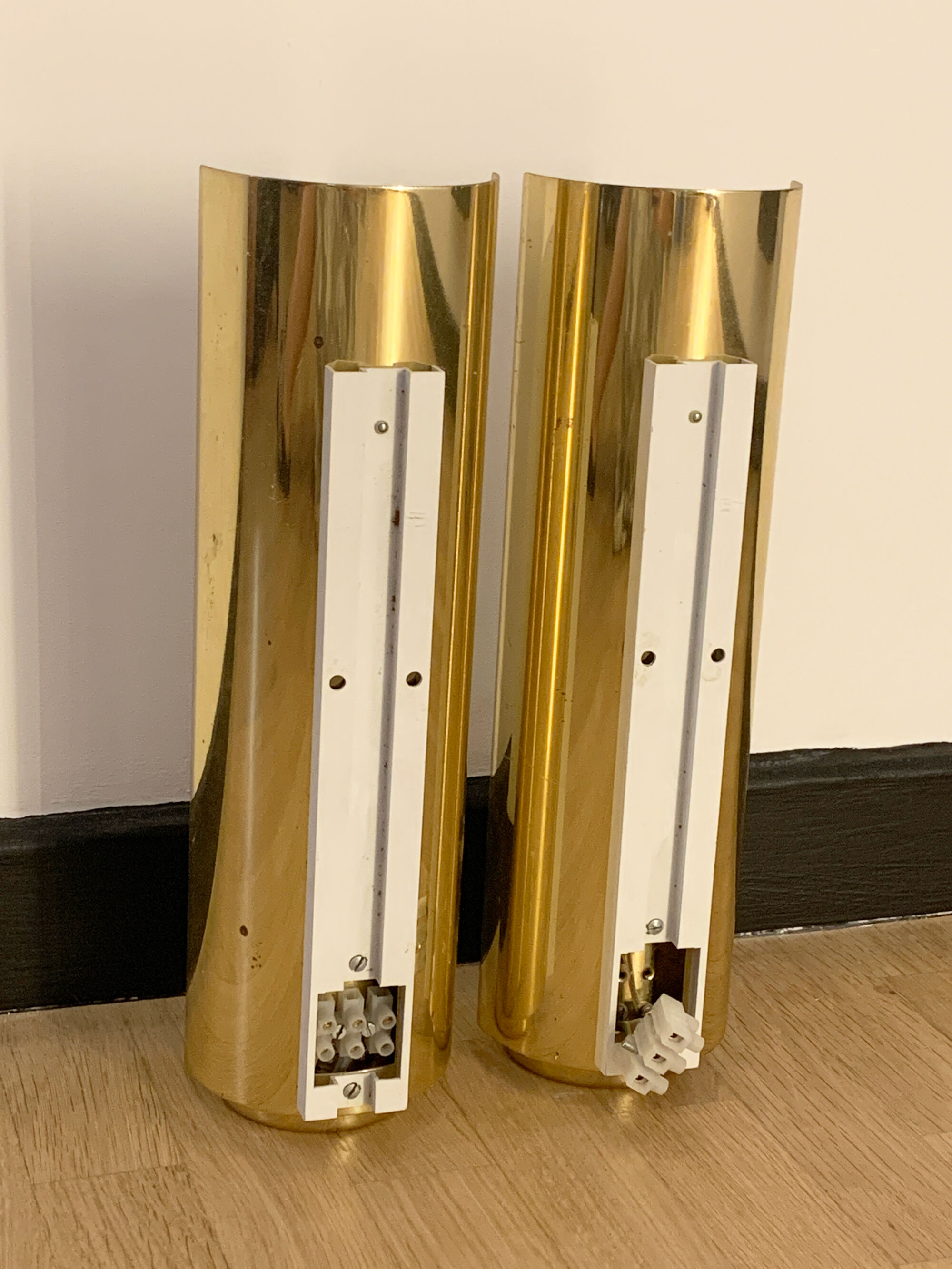 Wall lamp by Glashütte Limburg, 1980s