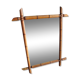 Old bamboo mirror 73.5x54cm
