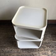 Componibili Caisson 4970 Castelli for Kartell 1969 white Space Aage 1969