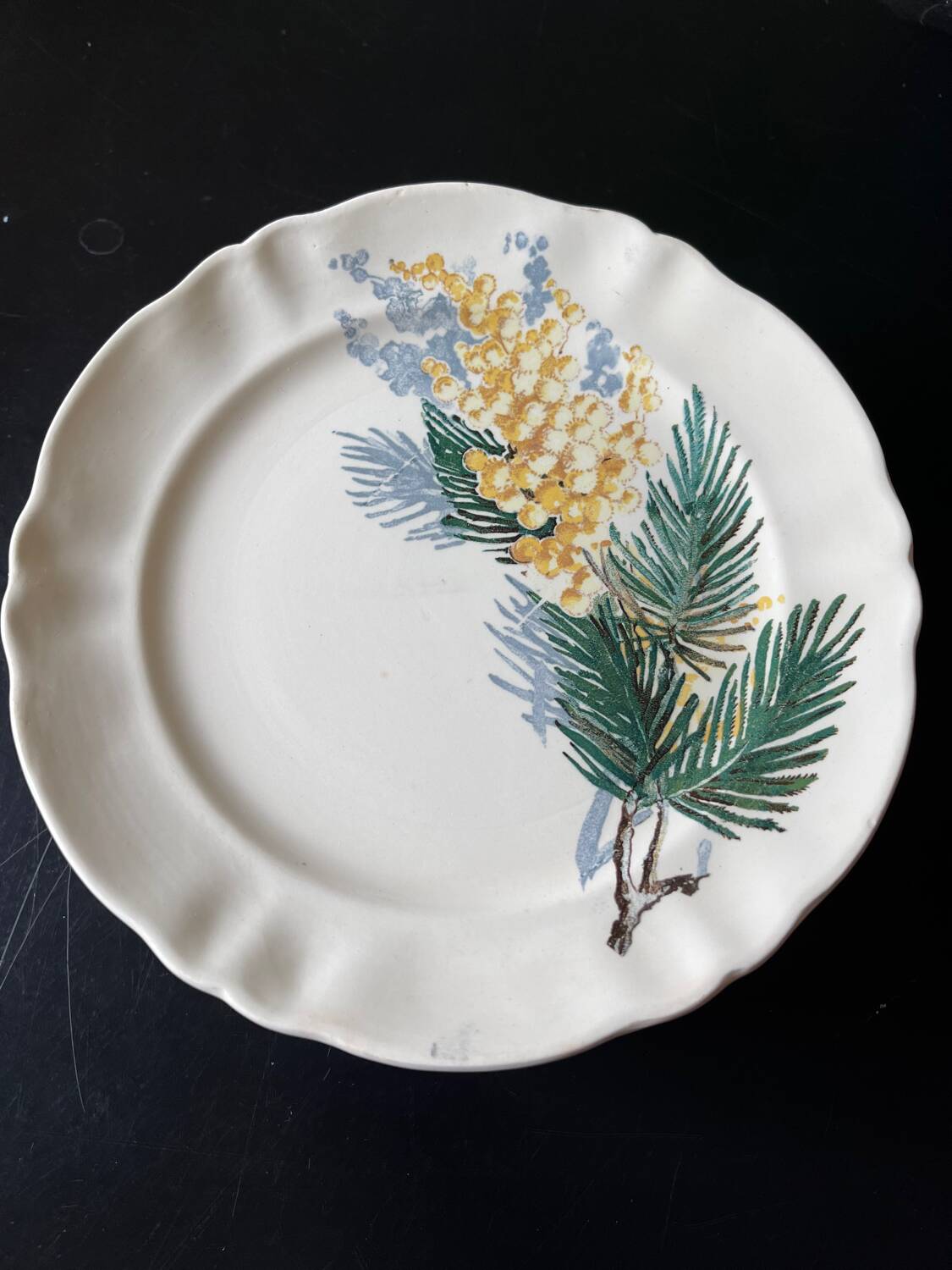 Dessert plates Sarreguemines Renaud and Clermont